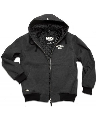 Kurtka OUTSIDEWEAR "Flau" kolor melanż/grafit