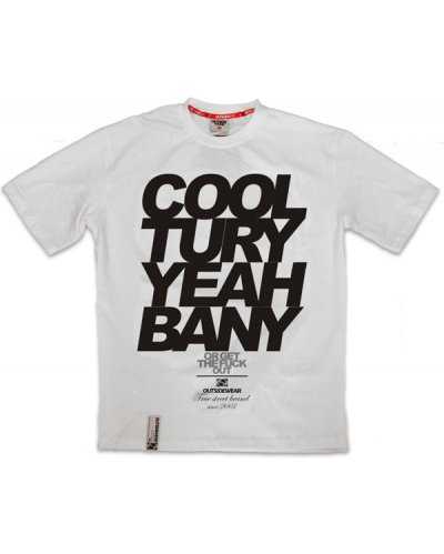 T-shirt OUTSIDEWEAR "Cooltury"  TS029 biały