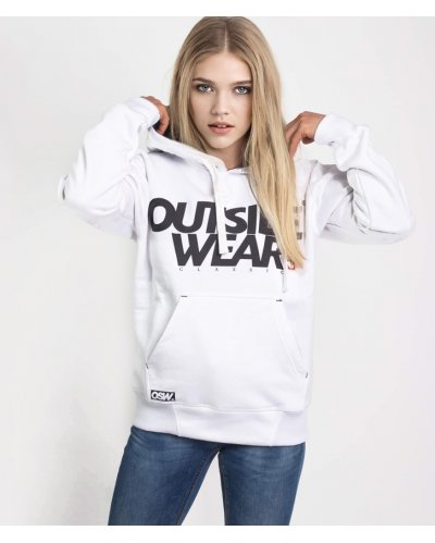 Bluza Outsidewear Kangurka "Classic" biała (girls/junior size)