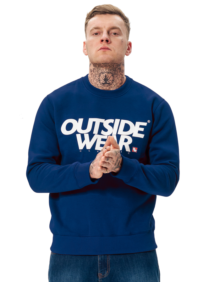 Bluza klasyczna Outsidewear "Classic" kolor granat