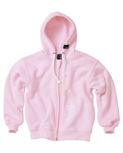 Bluza rozpinana z kapturem "Hello Hoddie" róż