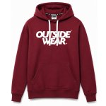 Bluza z kapturem Outsidewear "Classic" bordowa