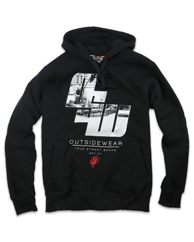 Bluza z kapturem "Street" czarny