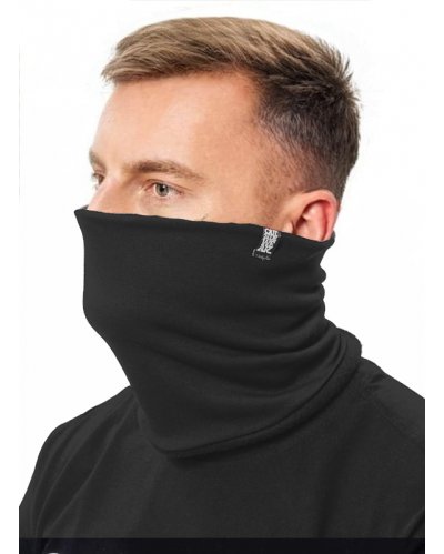 Komin Outsidewear maska ochrona twarzy bawełna/polar - czarna