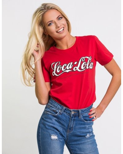 Koszulka SISTALOCA "Loca-Lola" czerwona