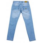 Spodnie jeans regular Outsidewear "Stripe2.0" blue