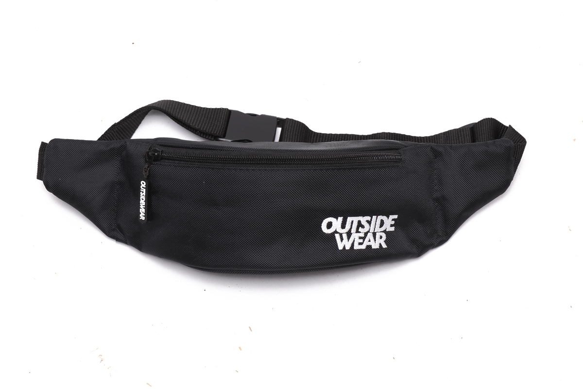 StreetBag Saszetka nerka Outsidewear "KodBlack Classic" czarny