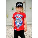 T-shirt BabyHood "Hoodini" czerwony