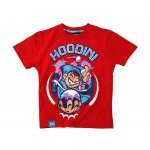 T-shirt BabyHood "Hoodini" czerwony