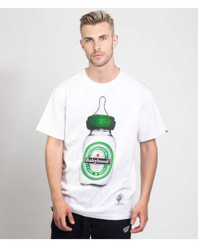 T-shirt Outsidewear "BH Bottle" biały