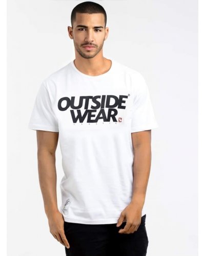 T-shirt Outsidewear "Classic" biały