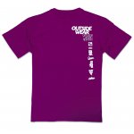 T-shirt Outsidewear "Classic" purpurowy