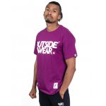 T-shirt Outsidewear "Classic" purpurowy