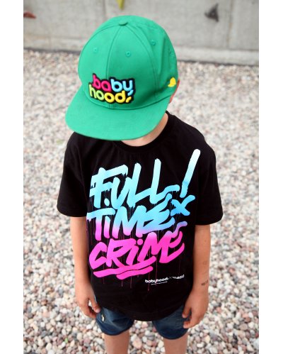 T-shirt Babyhood "Full Time Crime" czarny