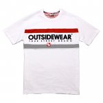 T-shirt "Lines" biały