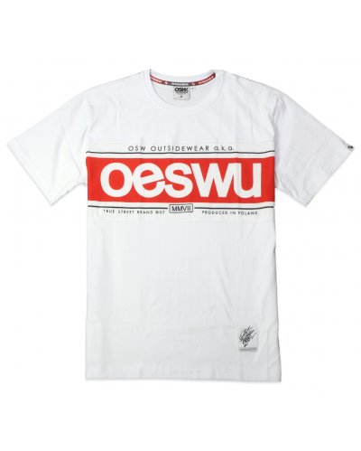 T-shirt "Oeswu" biały