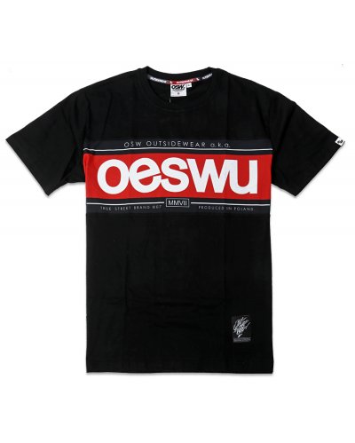 T-shirt "Oeswu" czarny