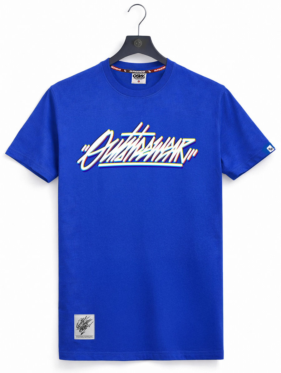 T-shirt Outsidewear "ColorTag" chabrowy