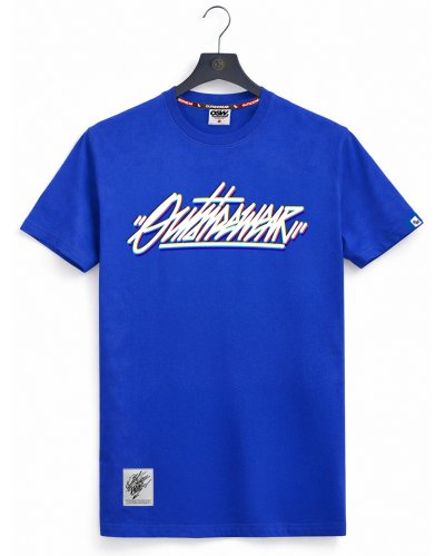 T-shirt Outsidewear "ColorTag" chabrowy