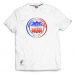 T-shirt Outsidewear "Monogram" biały