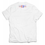T-shirt Outsidewear "Monogram" biały