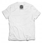 T-shirt Outsidewear "Monogram" biały