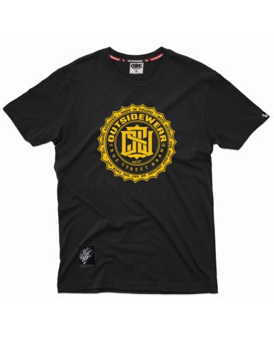 T-shirt Outsidewear "NewStamp" czarny