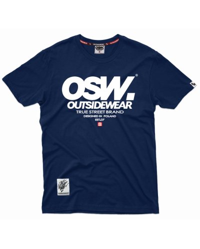 T-shirt Outsidewear "OSW-Base" granat