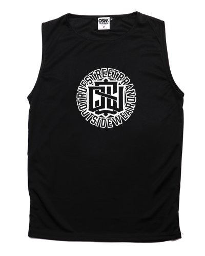 Tanktop Outsidewear "Monogram" czarny