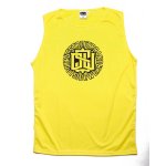 Tanktop Outsidewear "Monogram" żółty