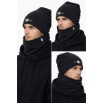 Zestaw zimowy: Czapka + Komin (Beanie Long & Komin) czarny