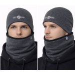 Zestaw zimowy: Czapka + Komin (Beanie Short & Komin) grafit